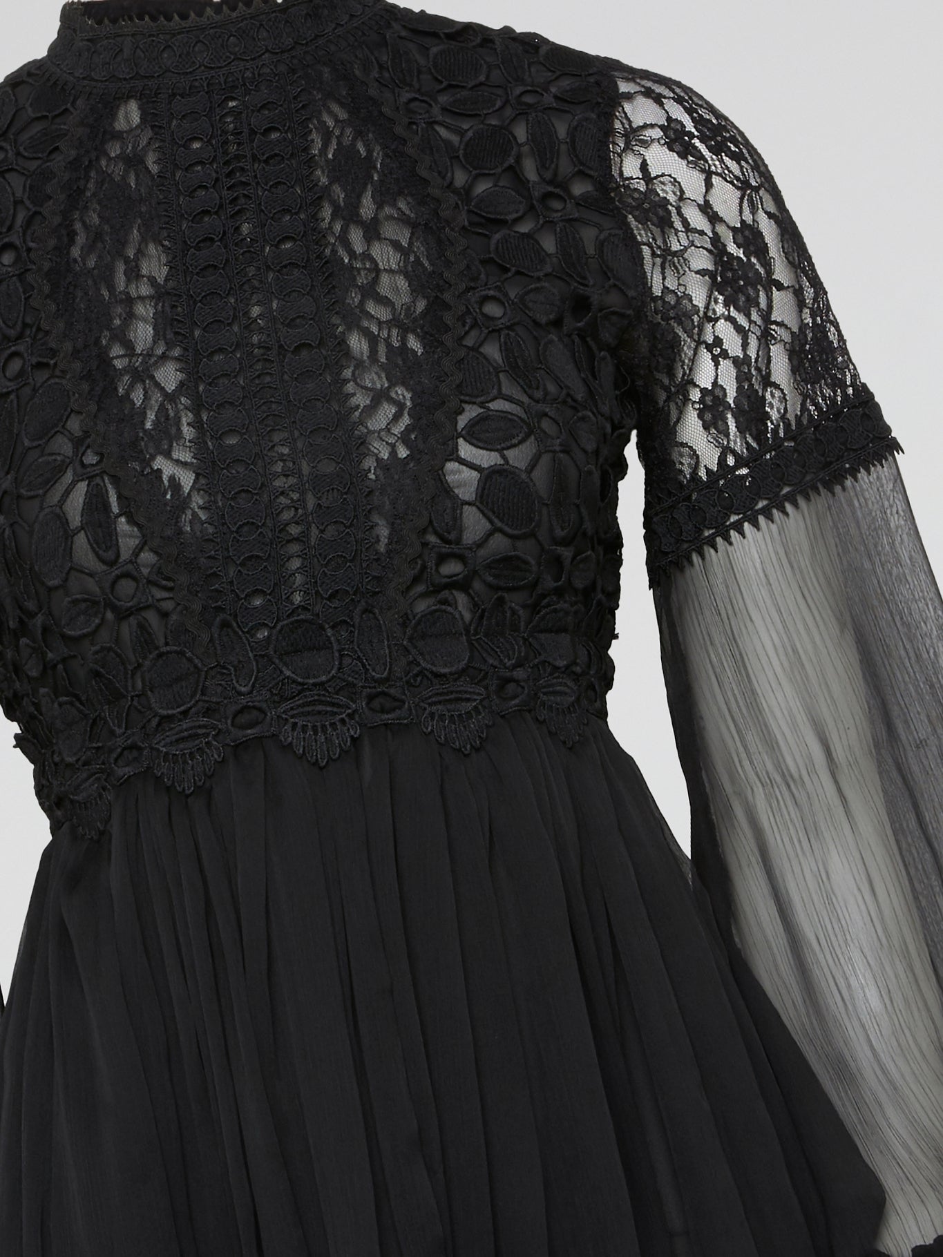 Black Reverie Lace Dress