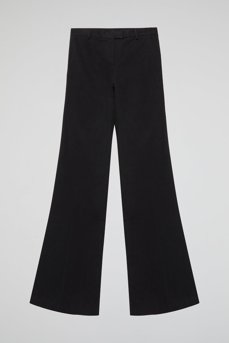 Black Noir Flared Trousers