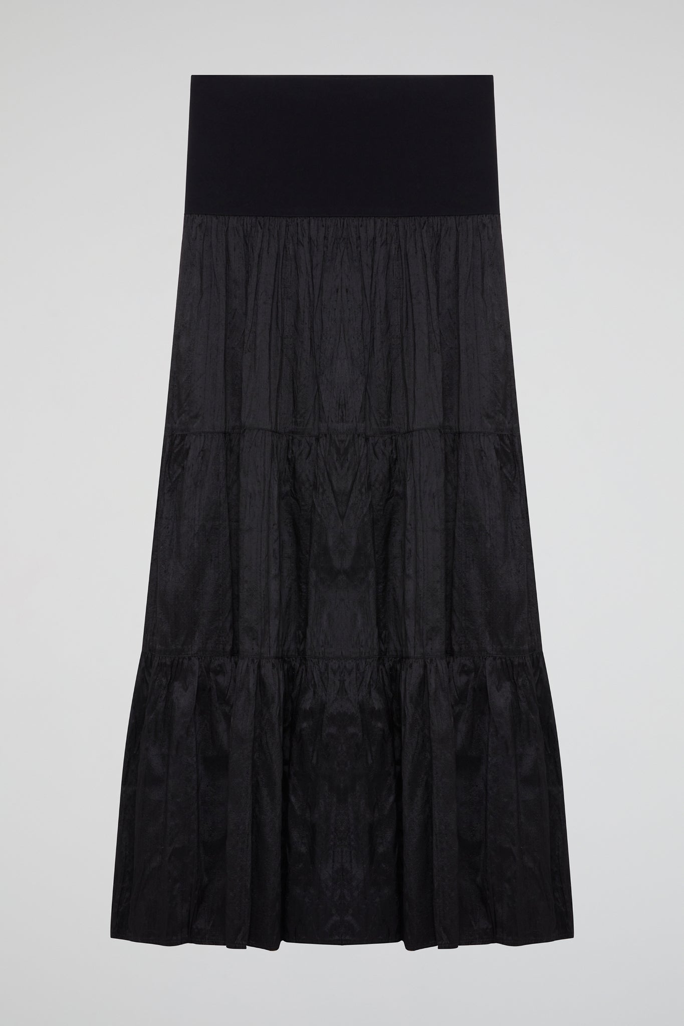 Black Obsidian Tiered Skirt