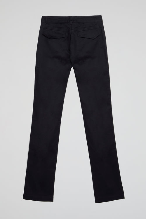 Midnight Black Tailored Bootcut Pants