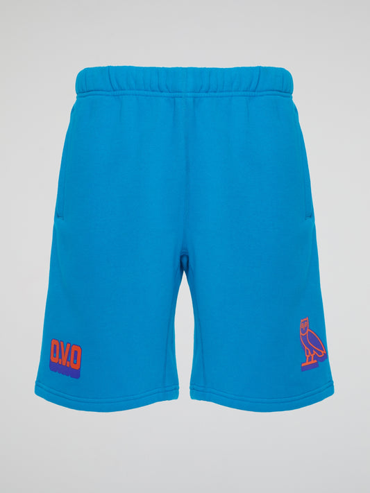 Blue Knock Out Sweat Shorts