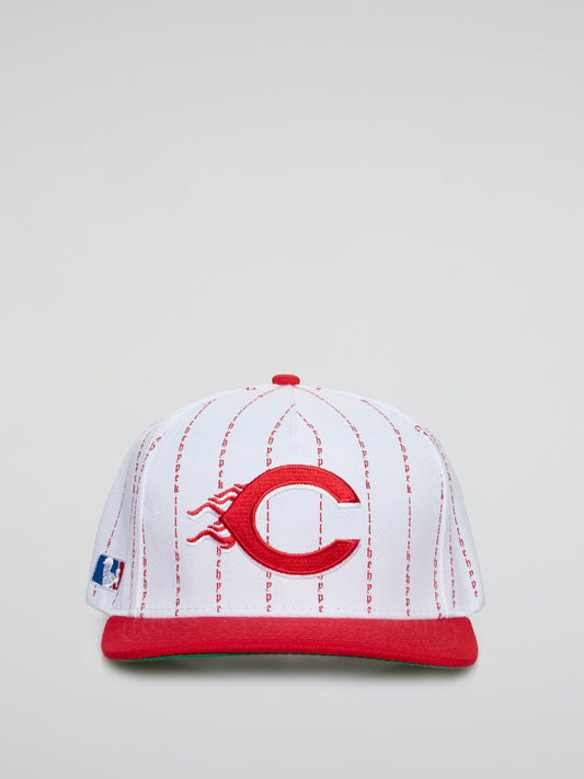 Cincinnati Reds Pinstripe Cap