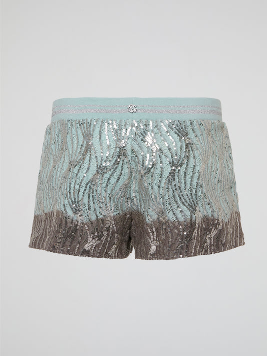 Get ready to sparkle and shine with these Sequin Detailed Shorts by Roberto Cavalli. Made for the bold and daring fashionista who isn't afraid to stand out from the crowd, these eye-catching shorts are perfect for a night out on the town or a special event. With intricate sequin detailing and a flattering fit, these shorts will have all eyes on you wherever you go.