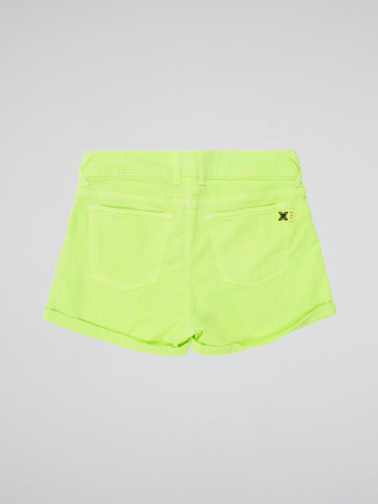 Get ready to shine bright in these Neon Denim Shorts from Met Injeans! Made with vibrant, eye-catching neon colors, these shorts are perfect for standing out in a crowd. Whether you're hitting the beach or heading to a music festival, these shorts will keep you looking stylish and fun all summer long.
