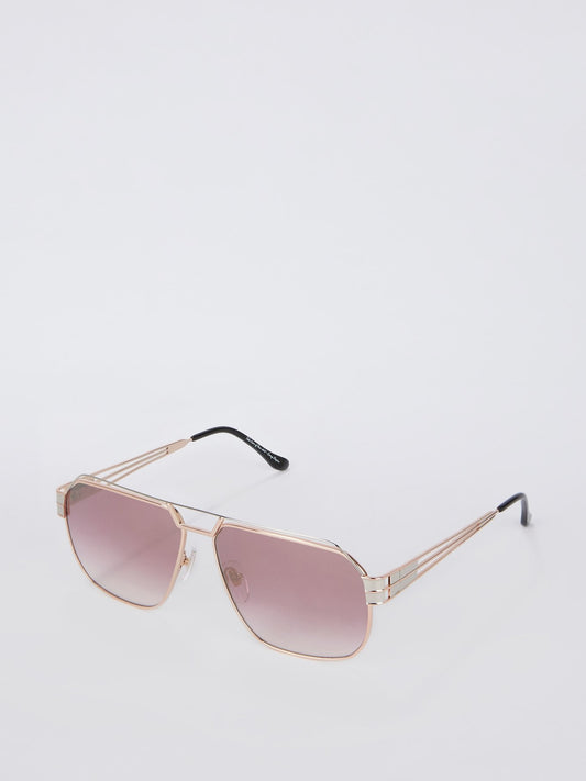 Plum Gradient Two Tone Sunglasses