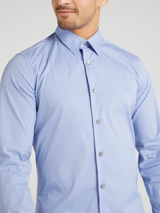 Blue Button Up Shirt