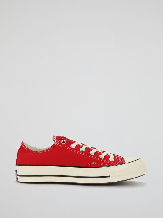 Red Chuck 70 Canvas Low Top Sneakers