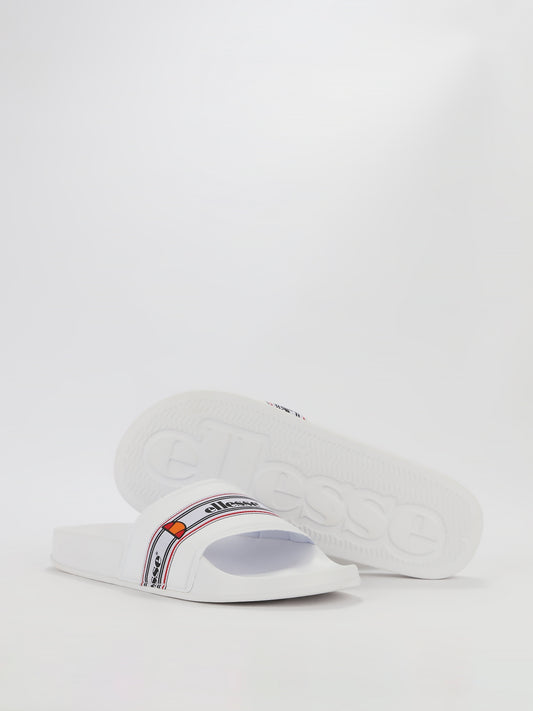 Filippo White Logo Tape Slides