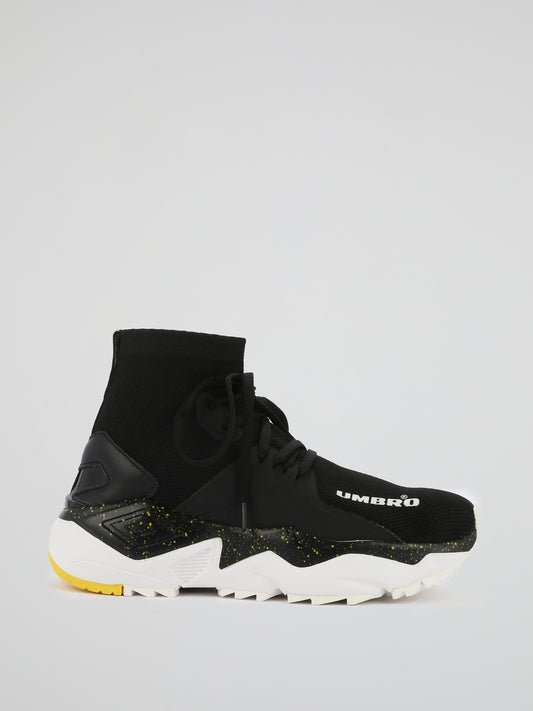 Black Runner Future Sock Sneakers