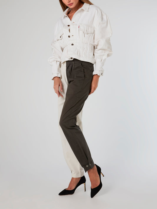 Two-Tone Chino Trousers