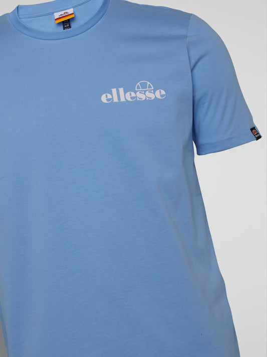 Fondato Blue Rear Print T-Shirt