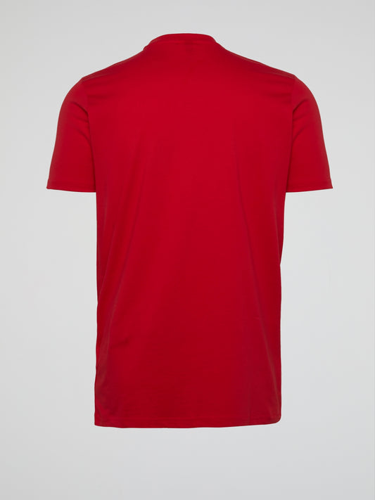 Lori Red Crewneck T-Shirt