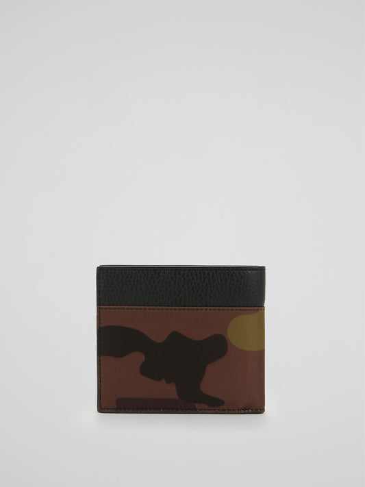 Camo Monogram Patched Pocket Wallet
