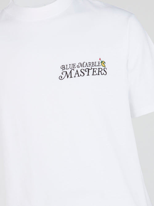 Masters White Crweneck T-Shirt