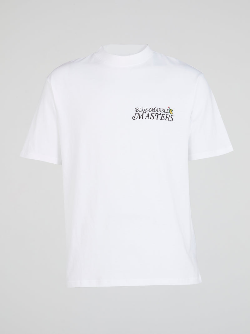 Masters White Crweneck T-Shirt