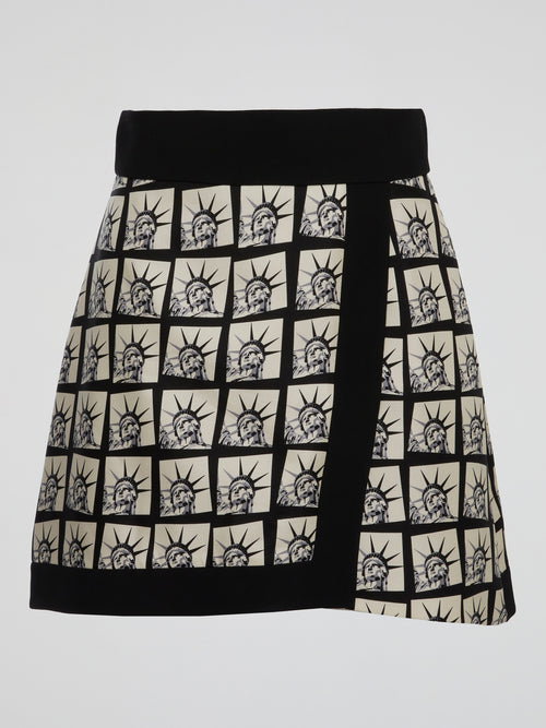 Liberty Pop Art Mini Skirt